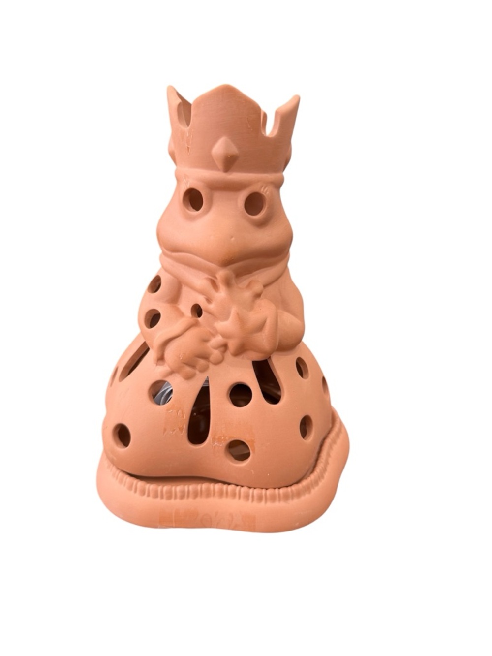 Vintage Retired Terracotta Partylite Frog. Brand new without tags